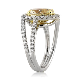yellow engagement ring