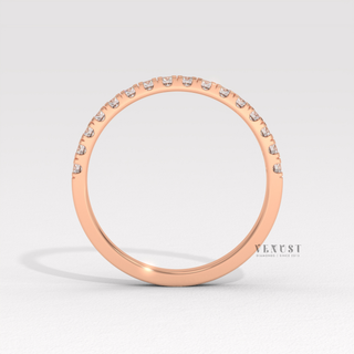 micro pave diamond band