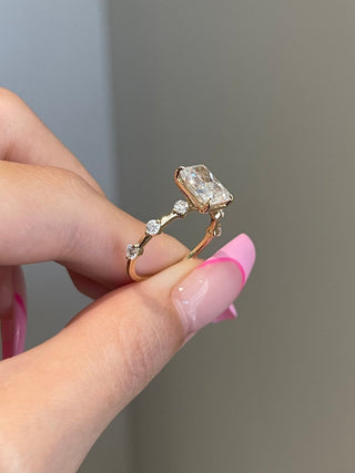 2.50ct Radiant Cut Moissanite Diamond Engagement Ring